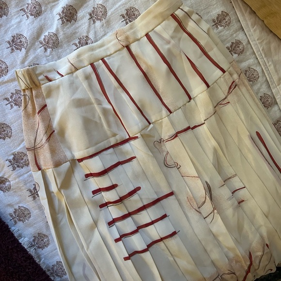 La Kucci 80s Vintage Patterned Mid-Skirt - Picture 4 of 4